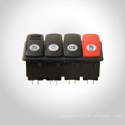 【3750500-Z2401Z東風天龍天錦大力神五聯翹板開關3750500-Z2401Z價格,圖片,配件廠家】